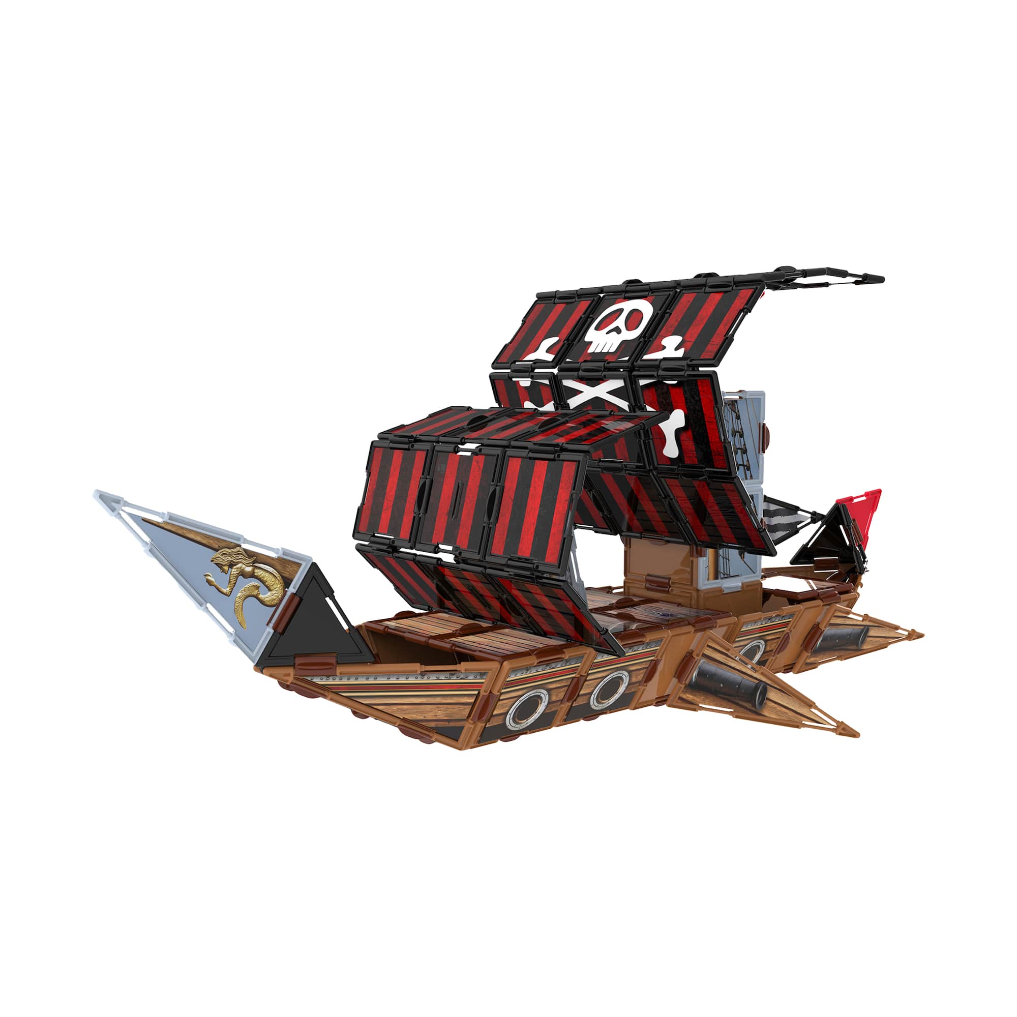 Techno Tiles - Pirate Ship: 200+ Pcs